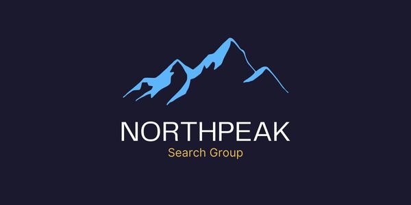 Logo of Northpeak Search Group with mountain design.