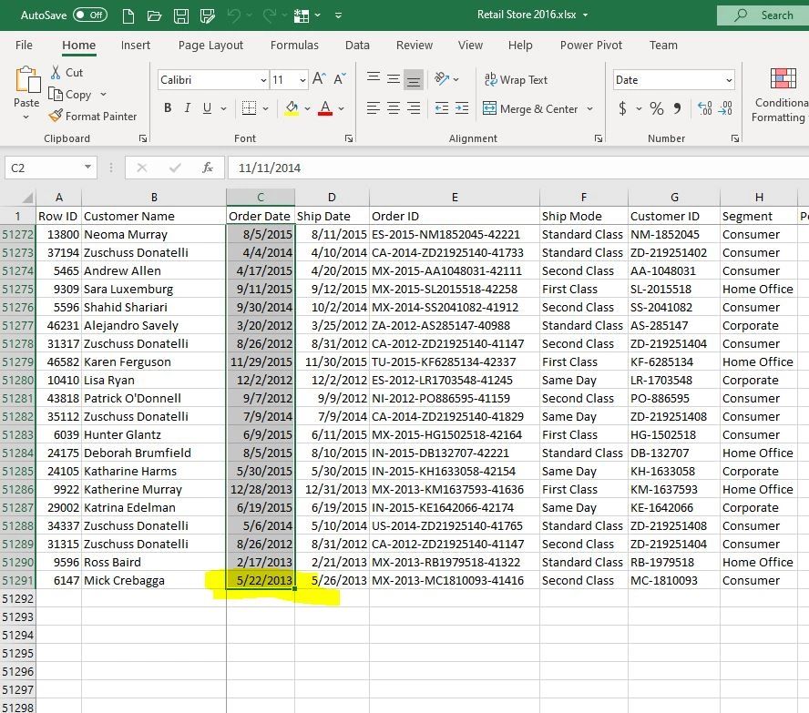 Awesome Excel Tip: Select all cells in a direction.