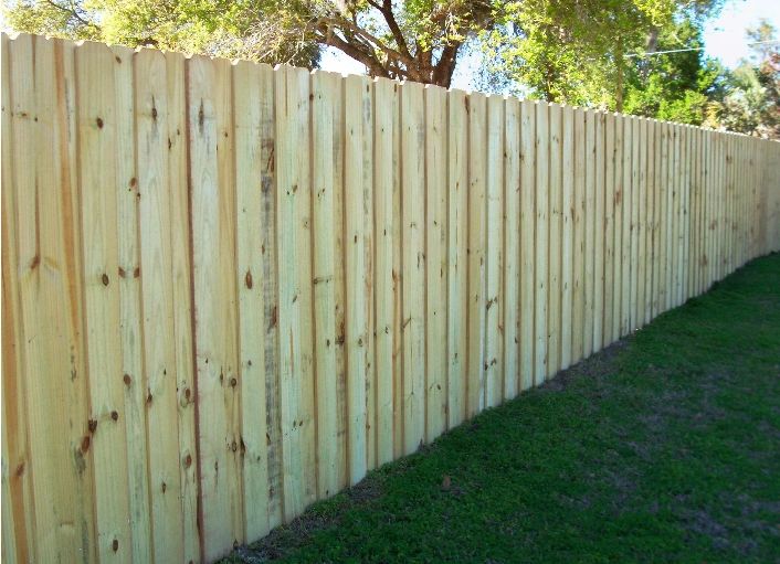 Wood fence project