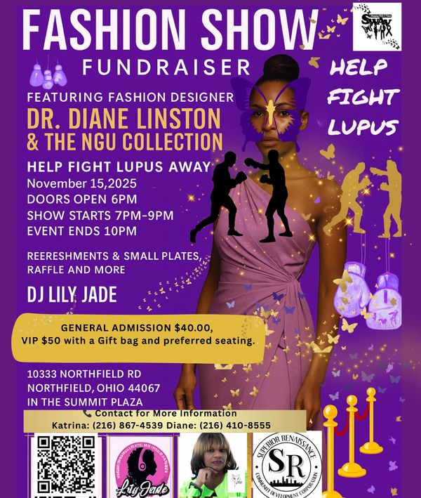 Join us for an unforgettable evening of fashion, music, and community impact at the Lupus Awareness.
