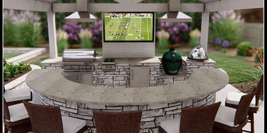 Outdoor Kitchens for Game Day in Las Vegas