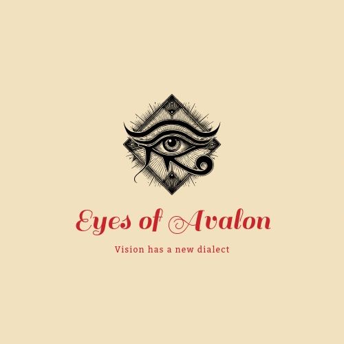 Logo featuring an eye with the text 'Eyes of Avalon'.