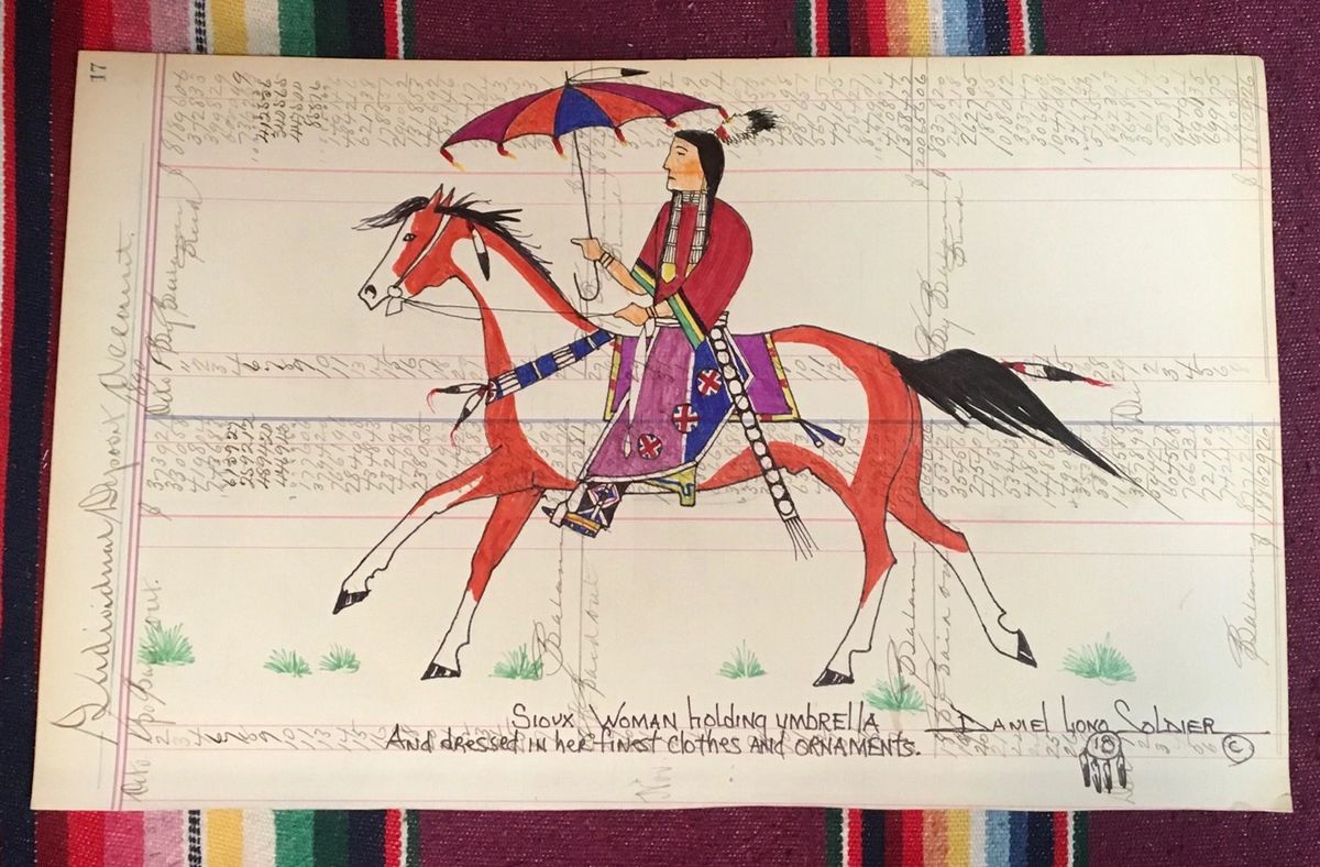 Ledger Art By Daniel Long Soldier