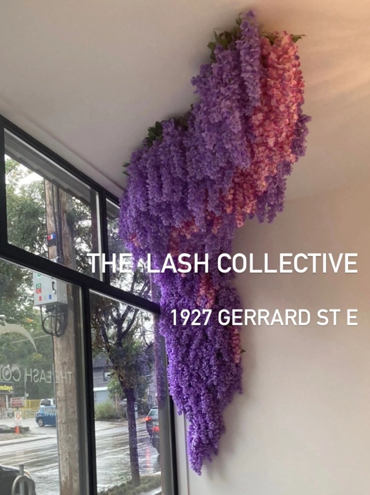 The Lash Collective Wisteria Reception Area