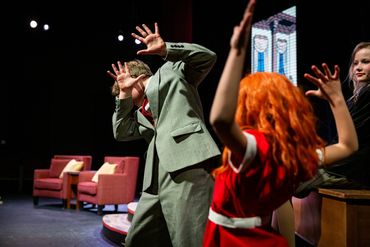 Stills from Landan Choreography debut with Annie Jr. at SoL Theatre Company. 
Photo by Landan
