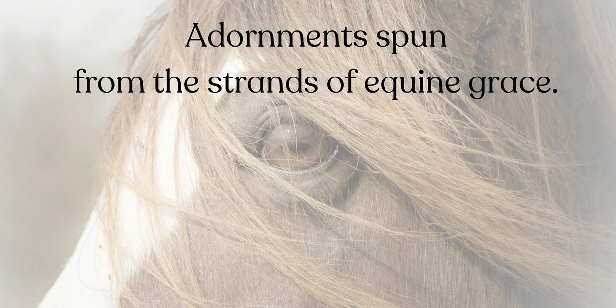 Eternally Close Horsehair Keepsake jewellery