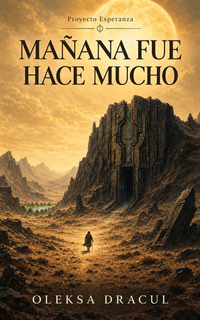 Portada de «Mañana fue hace mucho», el primer libro de la serie «Proyecto Esperanza»