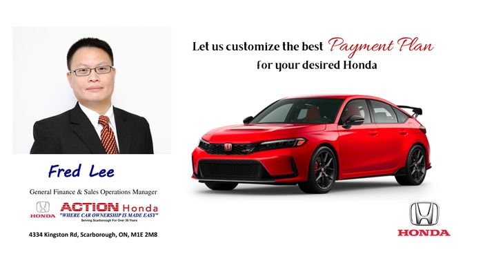Let us customize the best Payment Plan for your desired Honda
