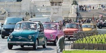 Vintage Fiat 500 in Rome