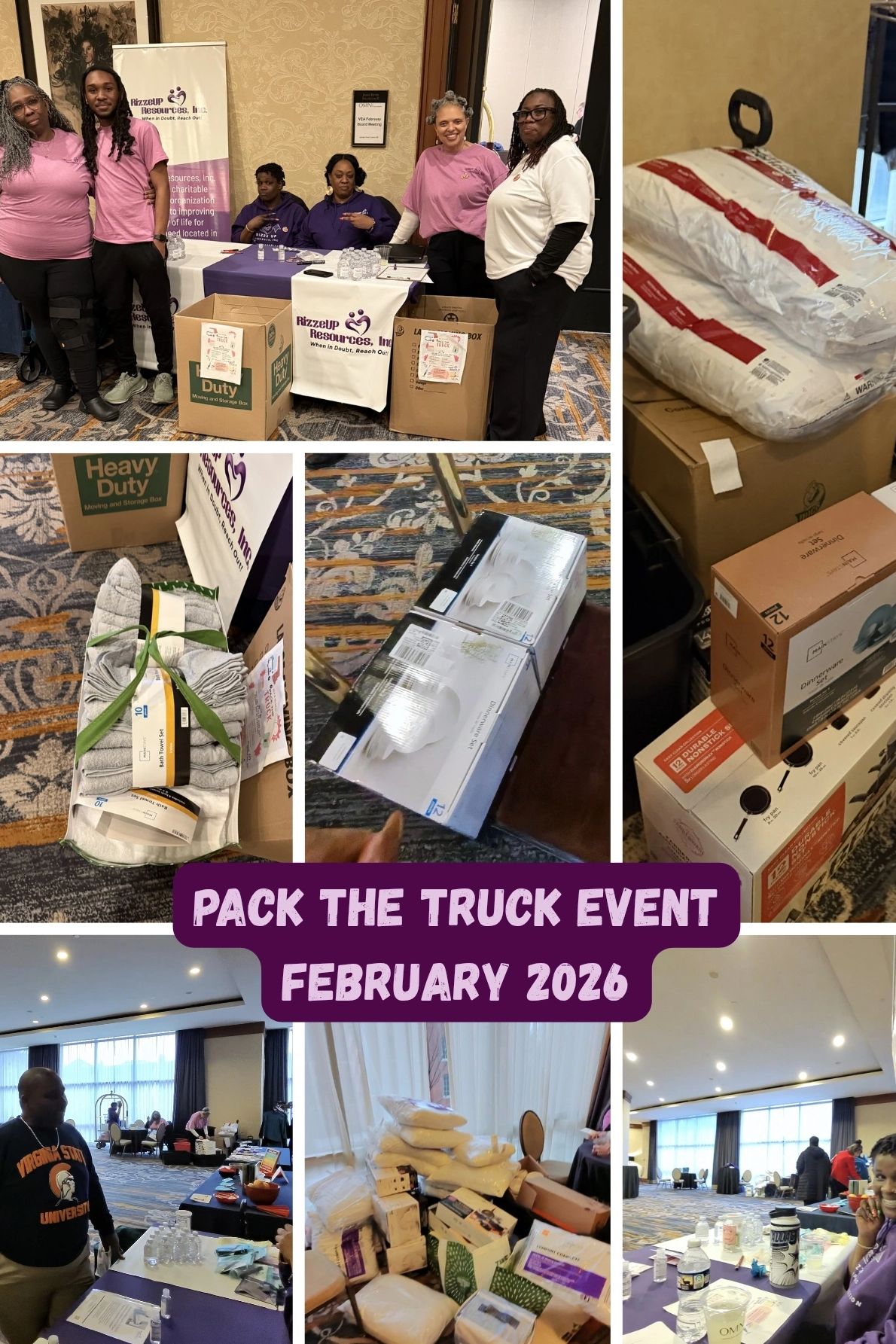 Photo collage from the event.