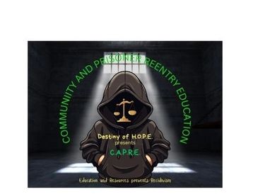 Hooded figure holding scales of justice in a dim prison cell.
