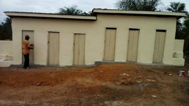 School Toilet facilities with hand-washing stations