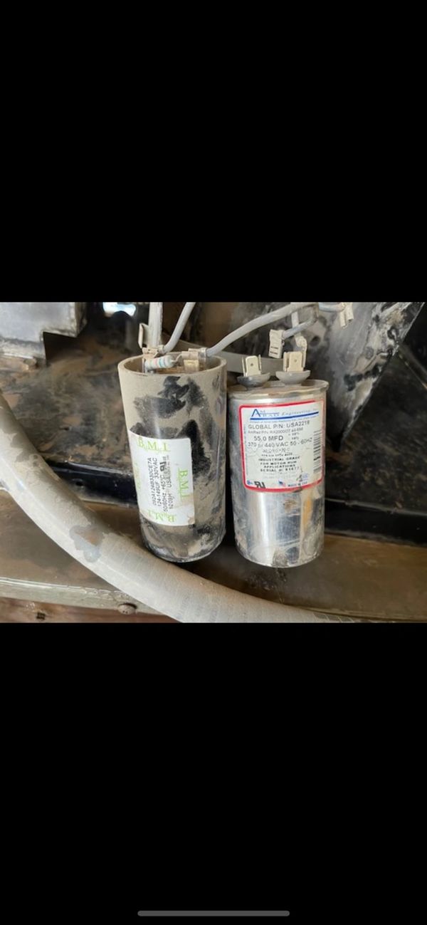 Run & Start Capacitor replacement by 24/7 Service Techs Heating & Cooling, Del Rio, Texas