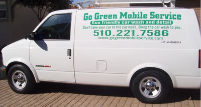 Our cargo van equip with everything that is needed to complete any mobile detailing needs. 