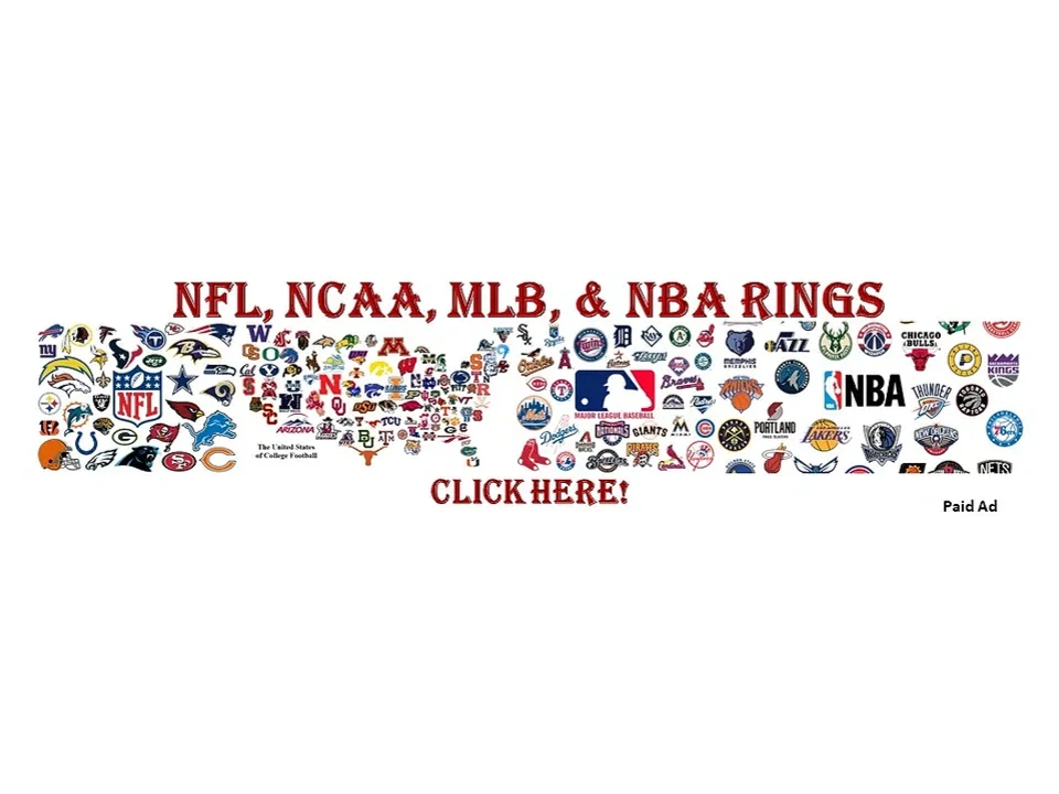 Link to purchase NFL, NCAA, MLB, and NBA rings.