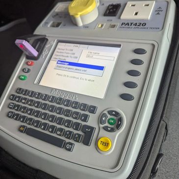 The PAT Tester we use is the Megger PAT420. Calibrated yearly so it's always in perfect working order
