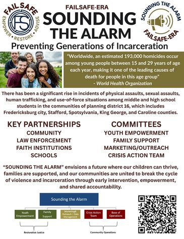 Effort to address the  rise in incidents of assault, human trafficking etc. among youth across PD16.