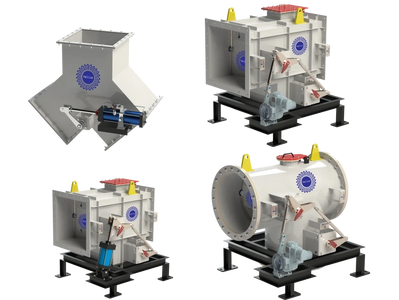 Diverter Damper Valves available sizes from 150mm to 3000 mm in round, Square, Rectangular. 
