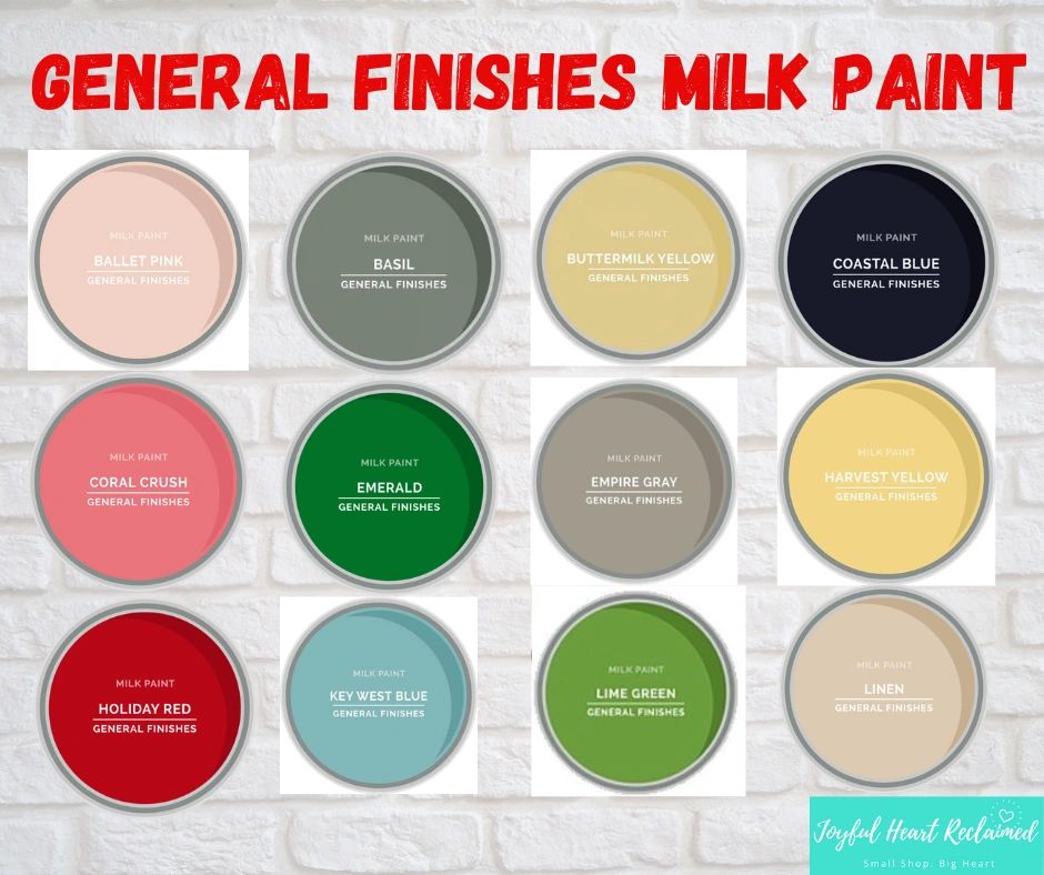 Painted with General Finishes Linen - General Finishes