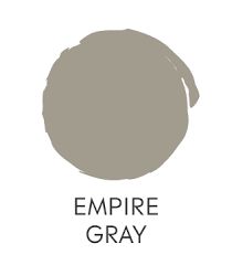 General Finishes Acrylic Milk Paint (Color: Empire Gray, Size: Pint)