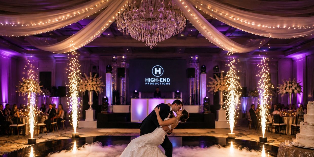 Professional wedding DJ, audio and lighting services in Lake Havasu City, Arizona