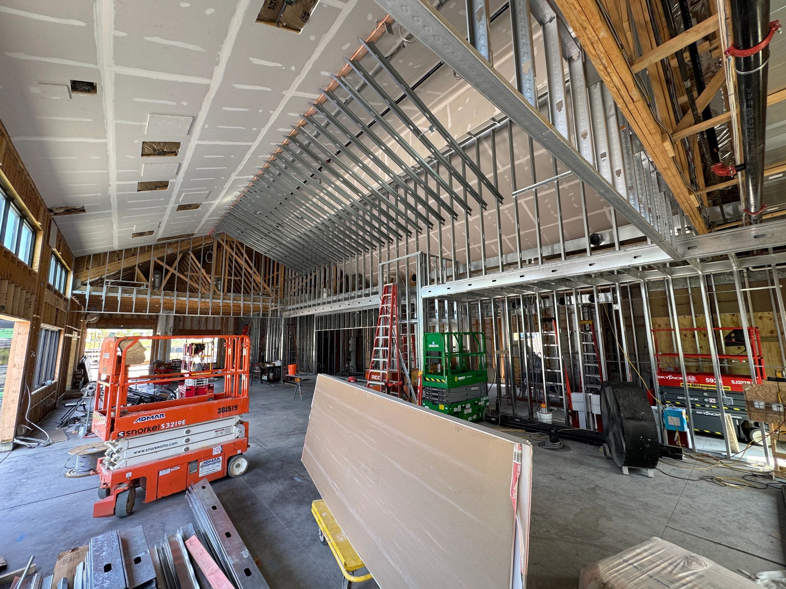 Inside Pasquale's looking east