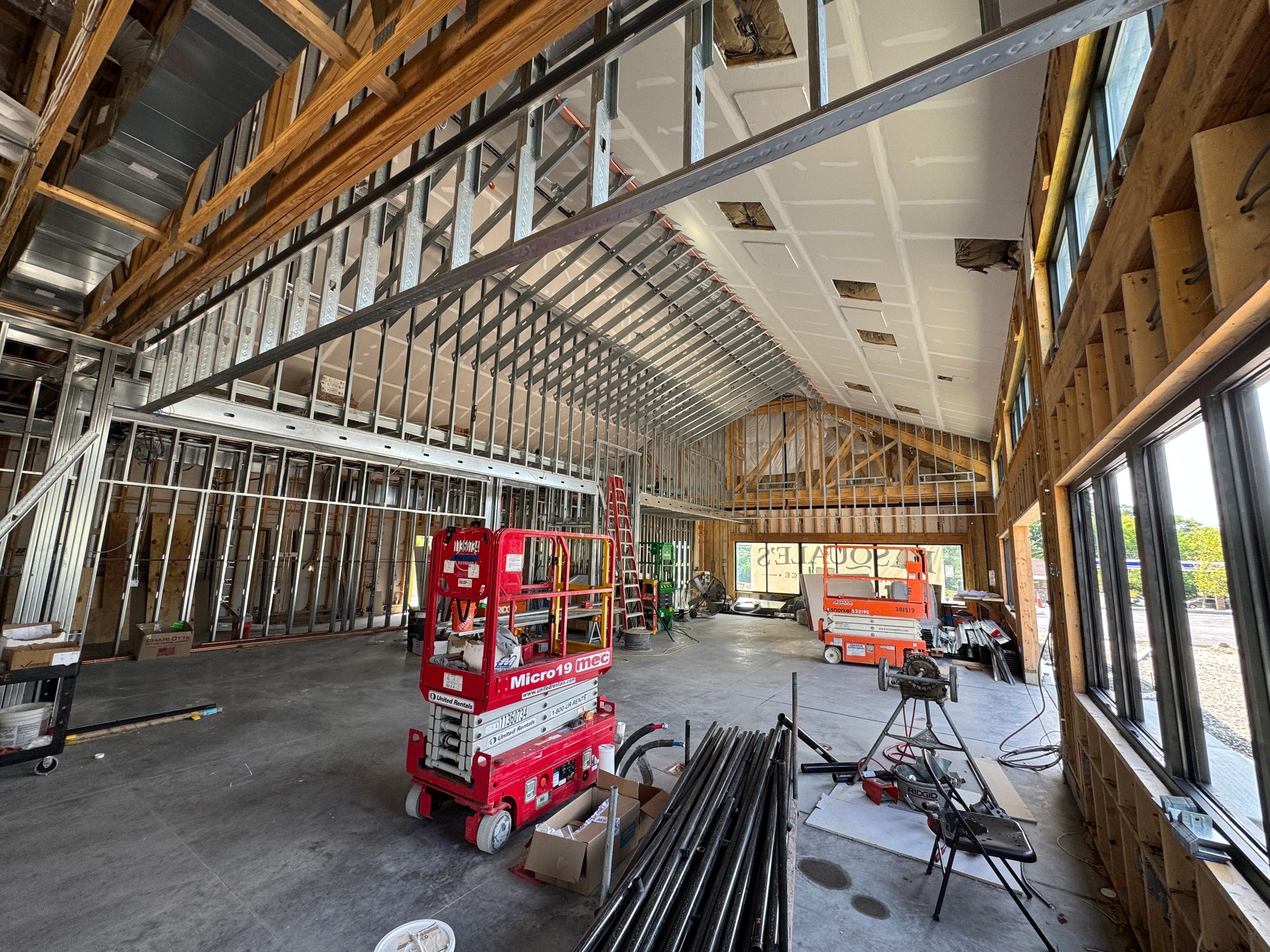 Inside Pasquale's looking west