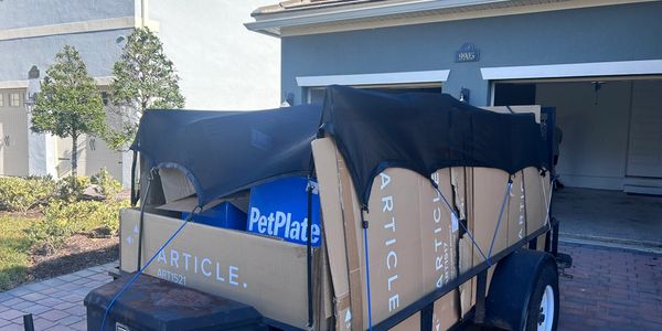 Just moved in and need to get rid of them boxes you've just found the place