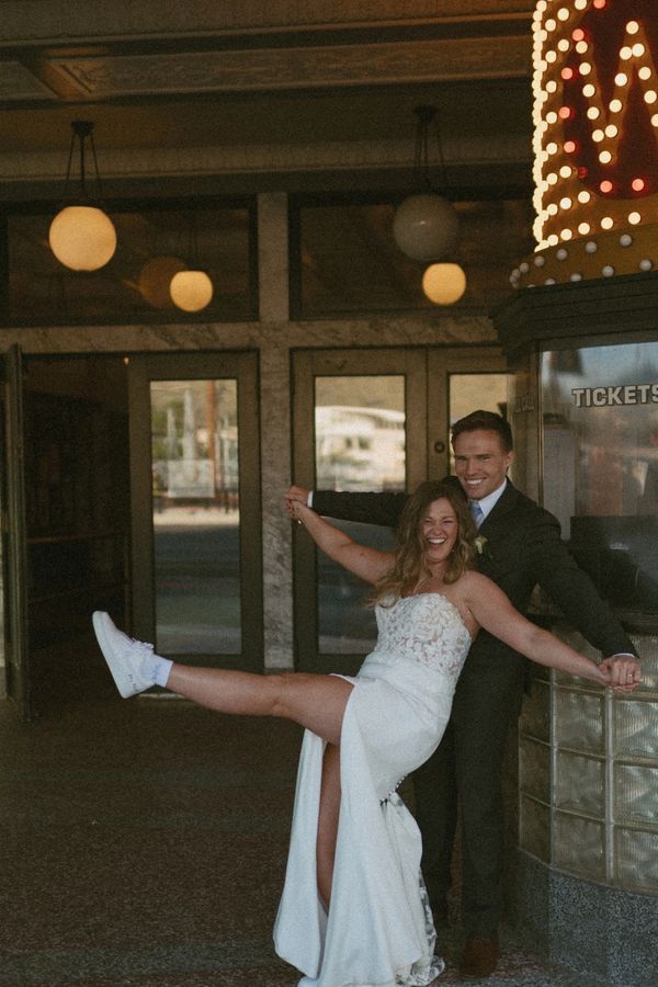 Bride & Groom outside The Wilma, Missoula.

https://aliciamagnusphotography.com/