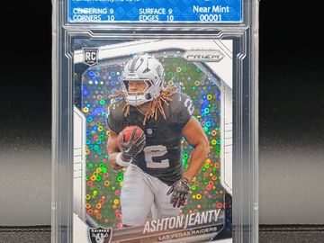 2025 Panini Prizm Ashton Jeanty White Disco Prizm #315