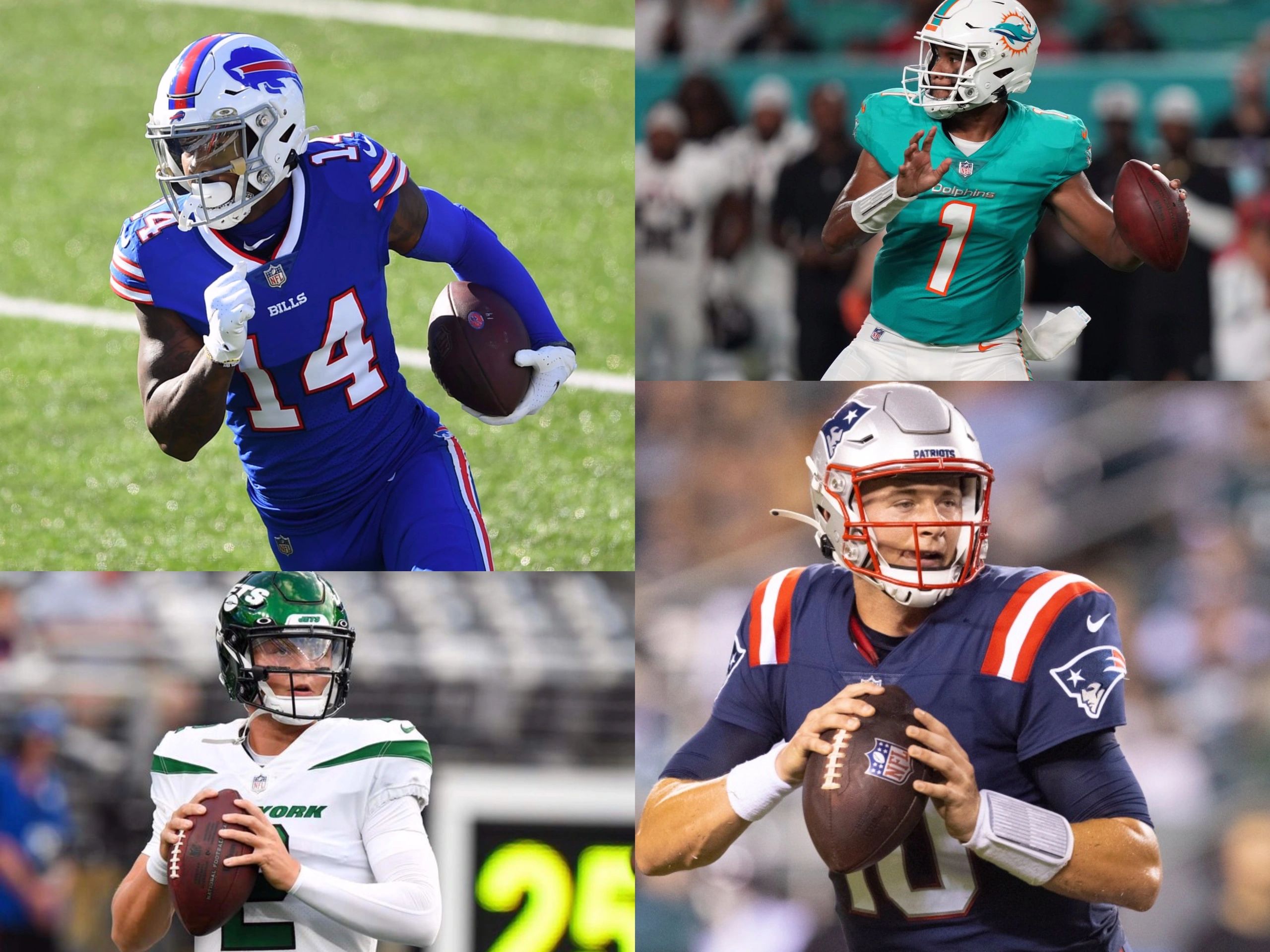 Bills still reign atop the AFC East, but Rodgers' Jets and Tua's Dolphins  are on the hunt