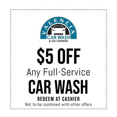 Car wash coupon