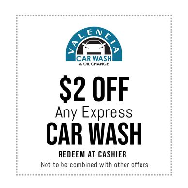 Car wash coupon