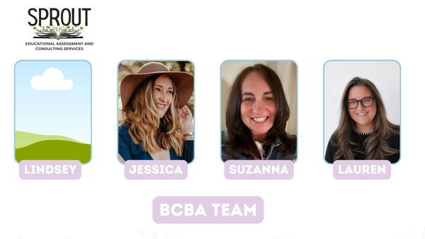 Photos of four BCBA team members, one missing.