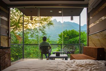 Enjoy breathtaking hill views from the comfort of your homestay room.