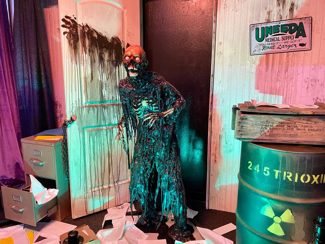 In store photo ops are constantly changing at Terror Trader, AZ's ONLY year round horror shop.
