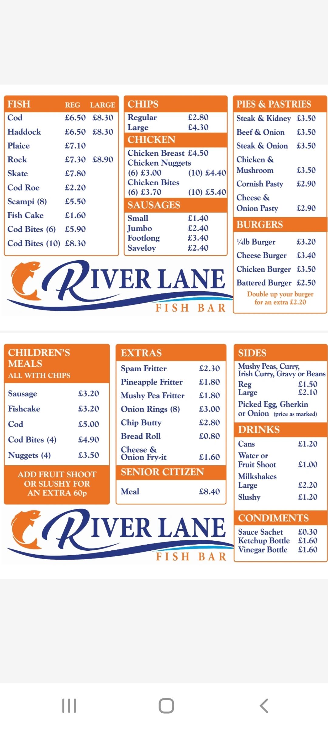 River Lane Fish Bar in King's Lynn
