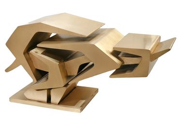 Number 14
Number 14 by Giorgio Zennaro, 1972 polished bronze abstract sculpture
