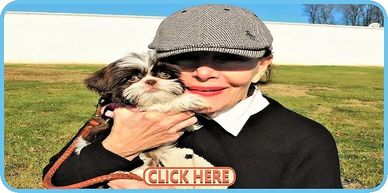 Linda Dano with Pup-Tzu WNC Shih Tzu puppy Gracie.