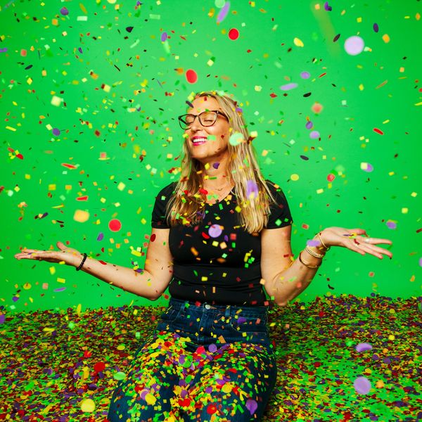 Confetti portrait by The Confetti Project 