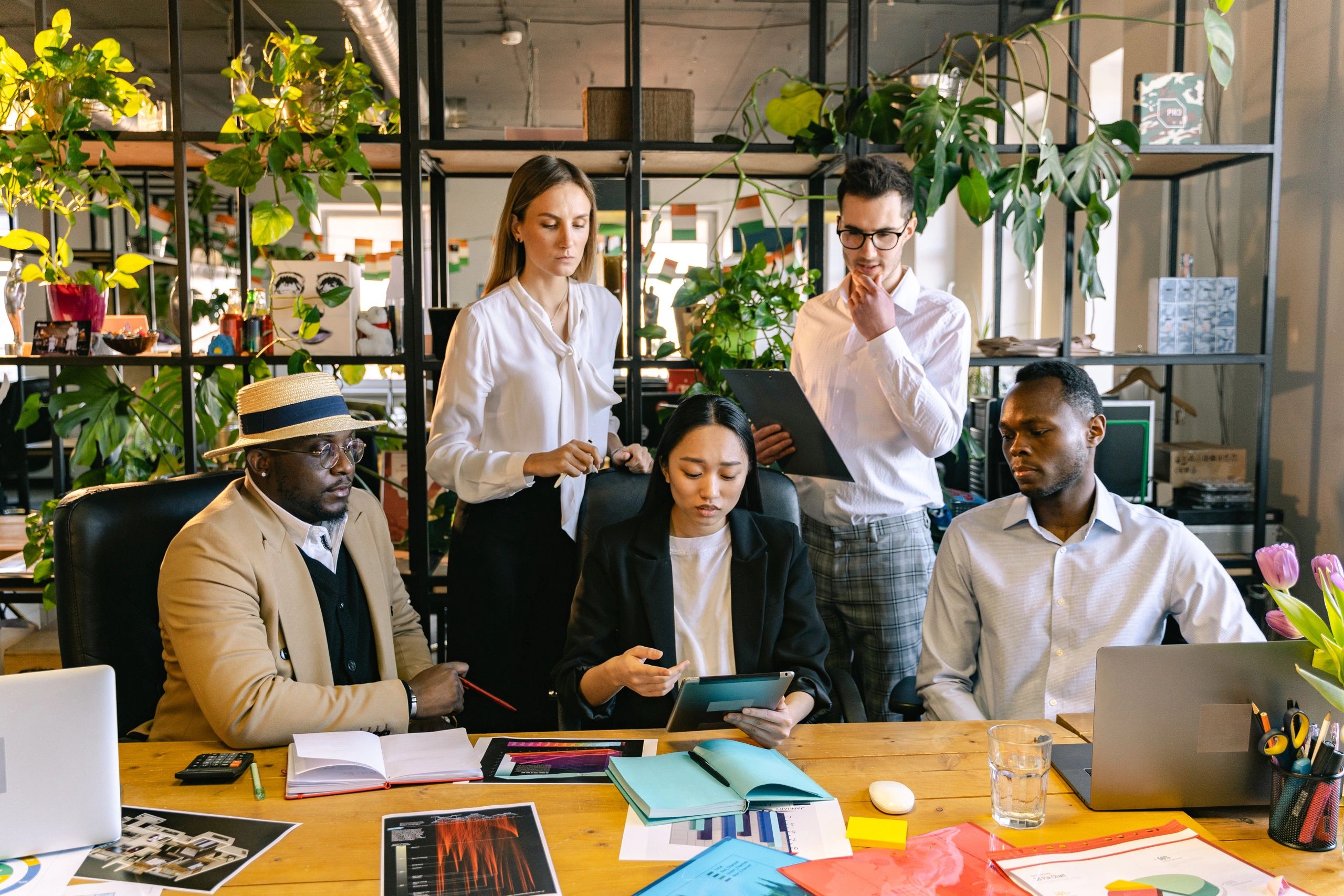 People in the Office Having a Meeting