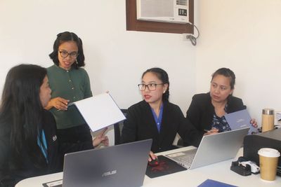 CPA's in action! Discussing about accounting and tax.
