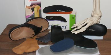 insoles, custom made orthotics, bio-mechancis, shoes, sandals, gait analysis, heel cups and cushions