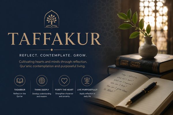 TAFFAKUR promotes reflection, contemplation, and purposeful living through Quranic study.