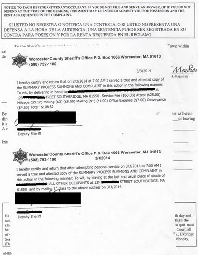 Look at what the Sheriff actually charges! Their Fee - $108.62. My fee - $45.00. A savings of $63.62