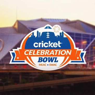 Logo of Cricket Celebration Bowl for MEAC and SWAC.