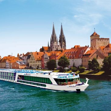 River Cruise Ship in Europe