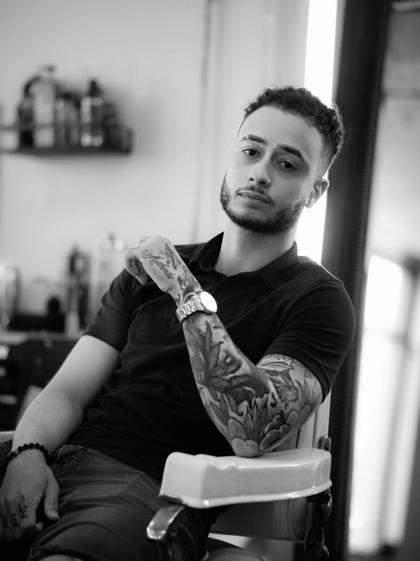 barber barbershop men's haircut beard shave hot towel kids cut