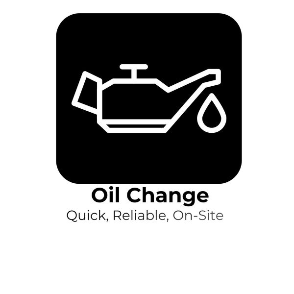 Icon of an oil can with a drop, symbolizing oil change services.