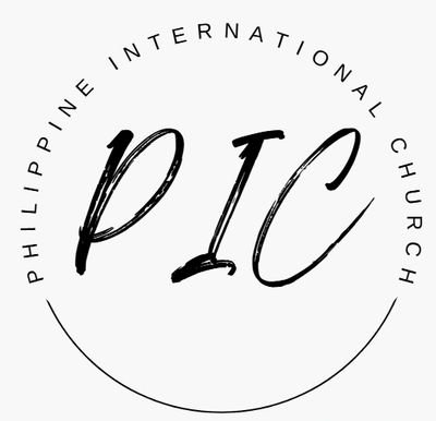 Logo of Philippine International Church with bold PIC letters.